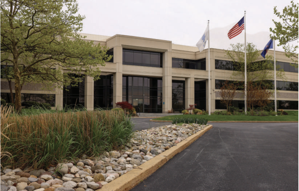 Office turned school: The 1200 West Swedesford Road property includes a three-story, approximately 80,000 squarefoot office building that the district plans to reuse for a new elementary school. The district purchased the site on April 2.